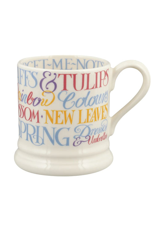 Seconds Easter Toast Daffodils & Tulips 1/2 Pint Mug