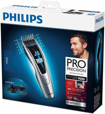 Philips Series 9000 Hc9450/15 Hair Clippers W/memory 400 Digital Settings